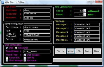 Killer plud setting